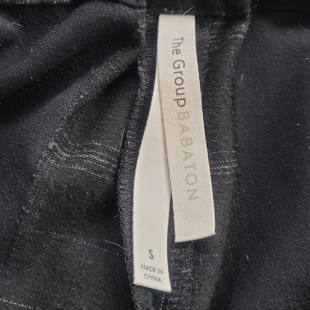 Aritzia The Group Babaton Jimmy Pant In Black Fine Grid Sz S - Picture 5 of 9